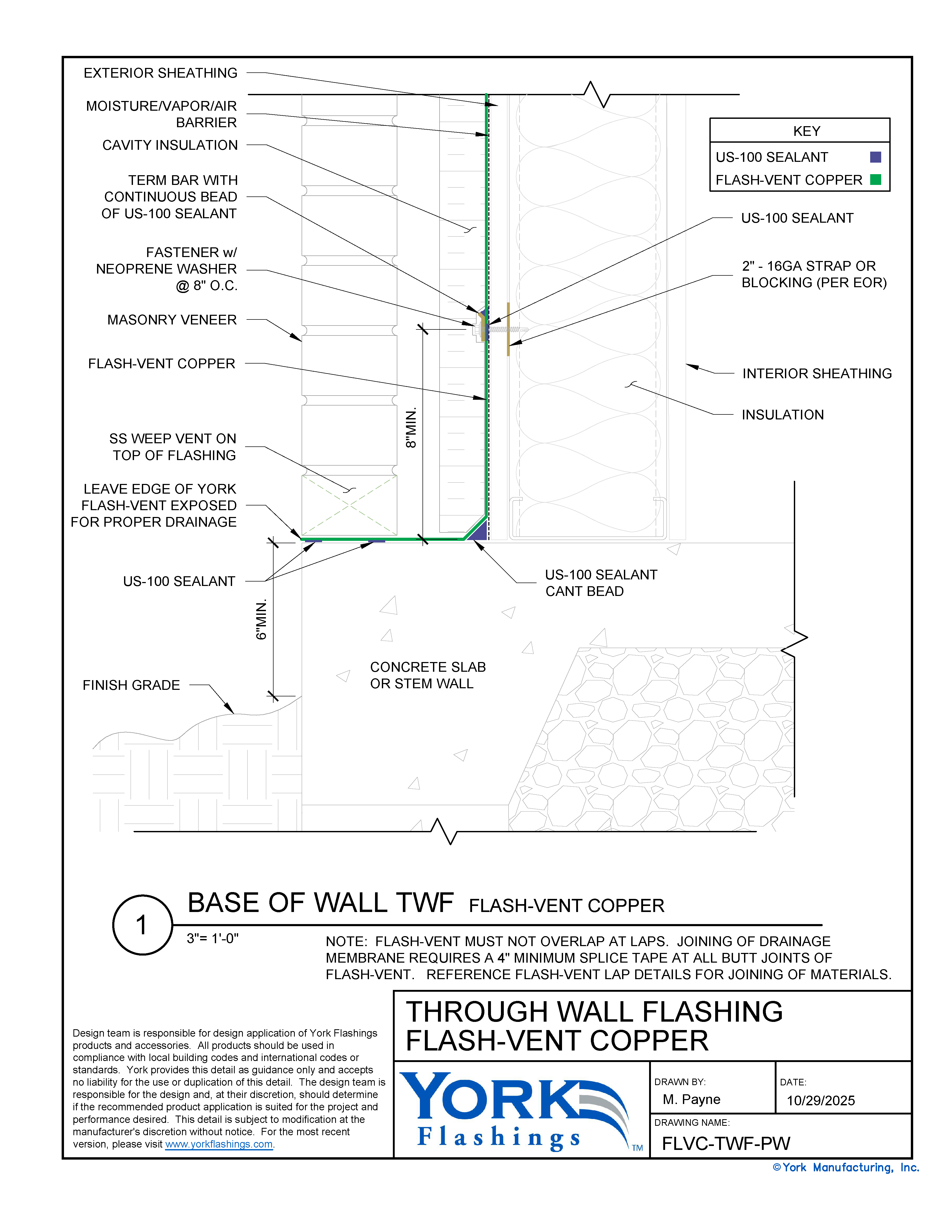 Flash-Vent™ Base of Wall No Drip Edge (dwg)