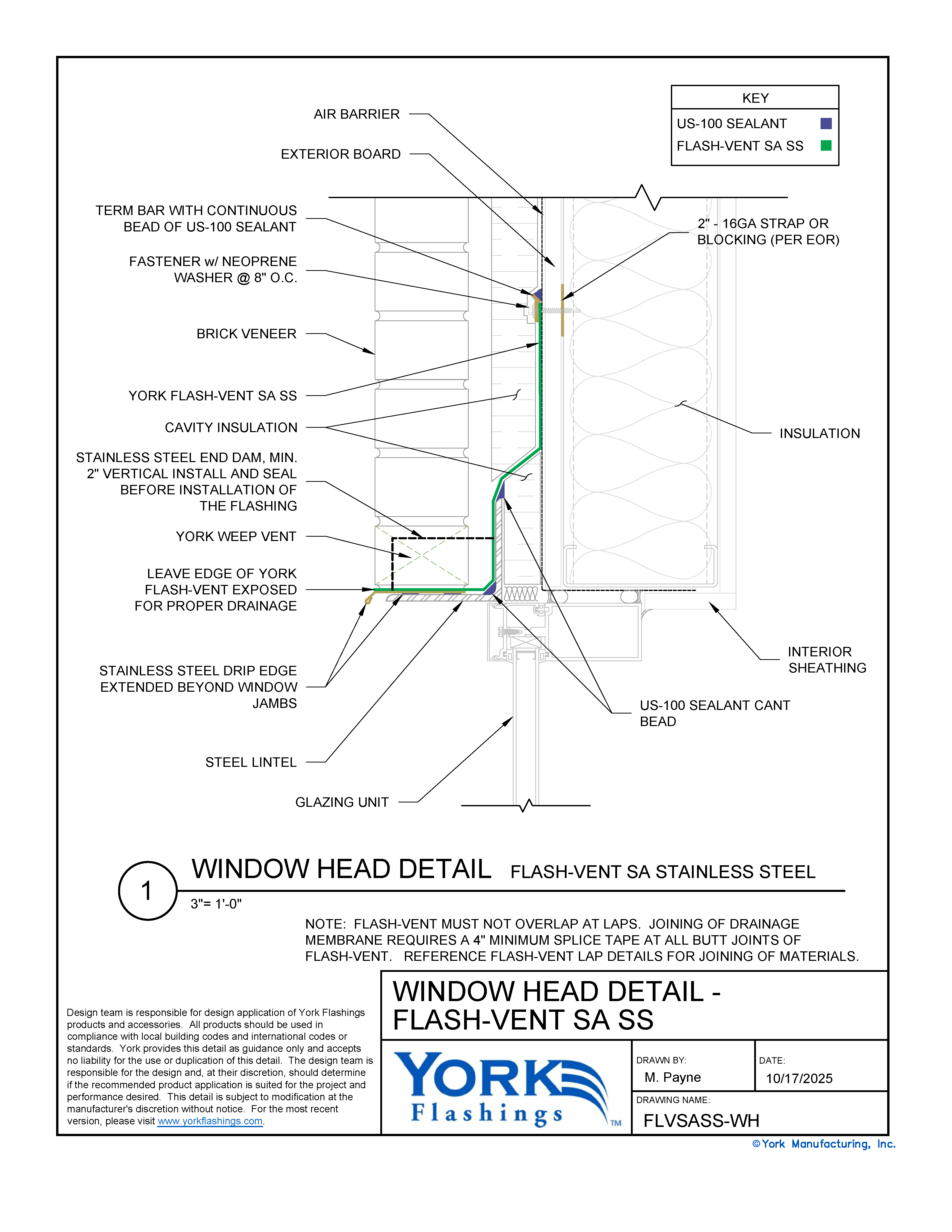 Flash-Vent™ SA SS Window Head (dwg)