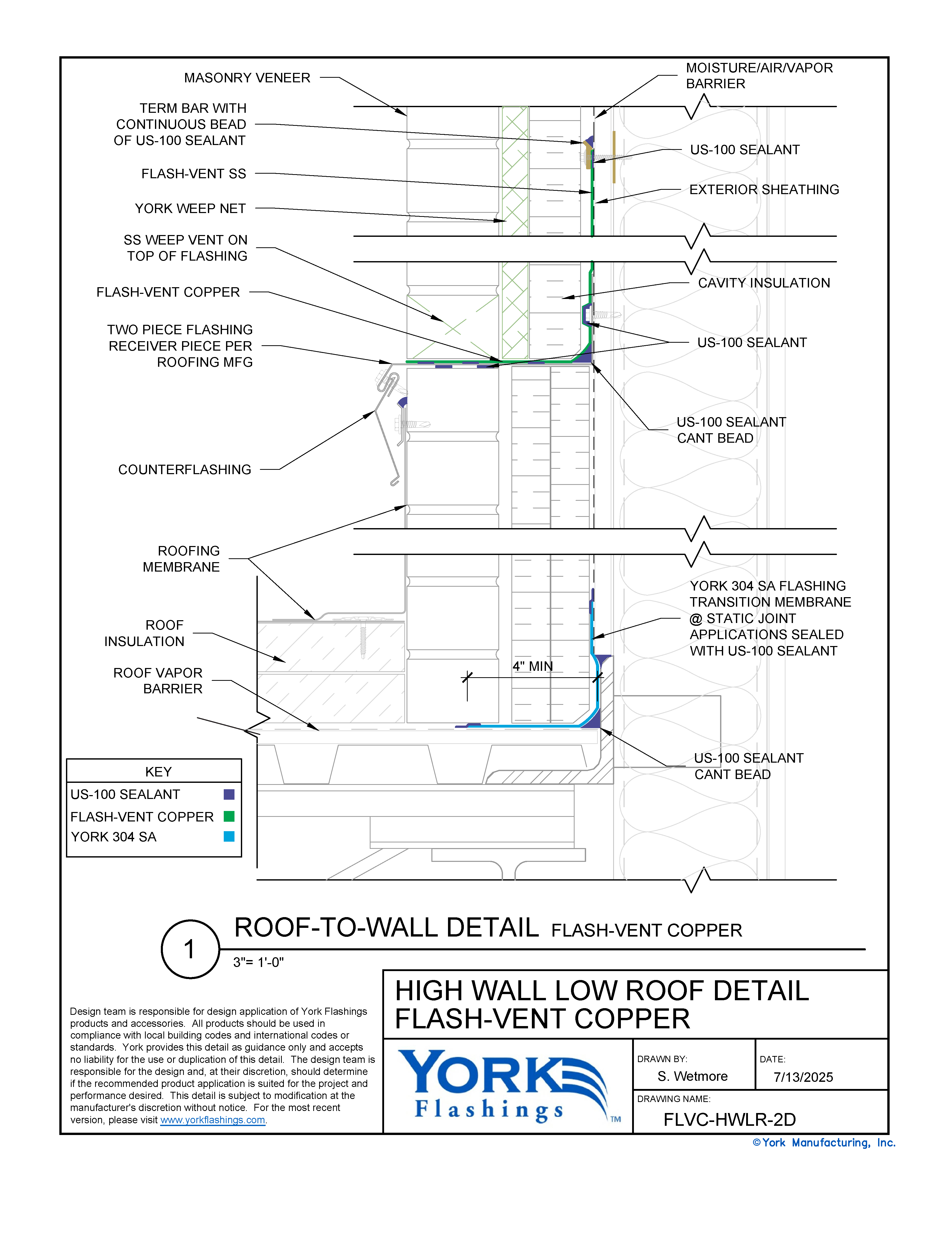 Flash-Vent™ SS High Wall/Low Roof (dwg)