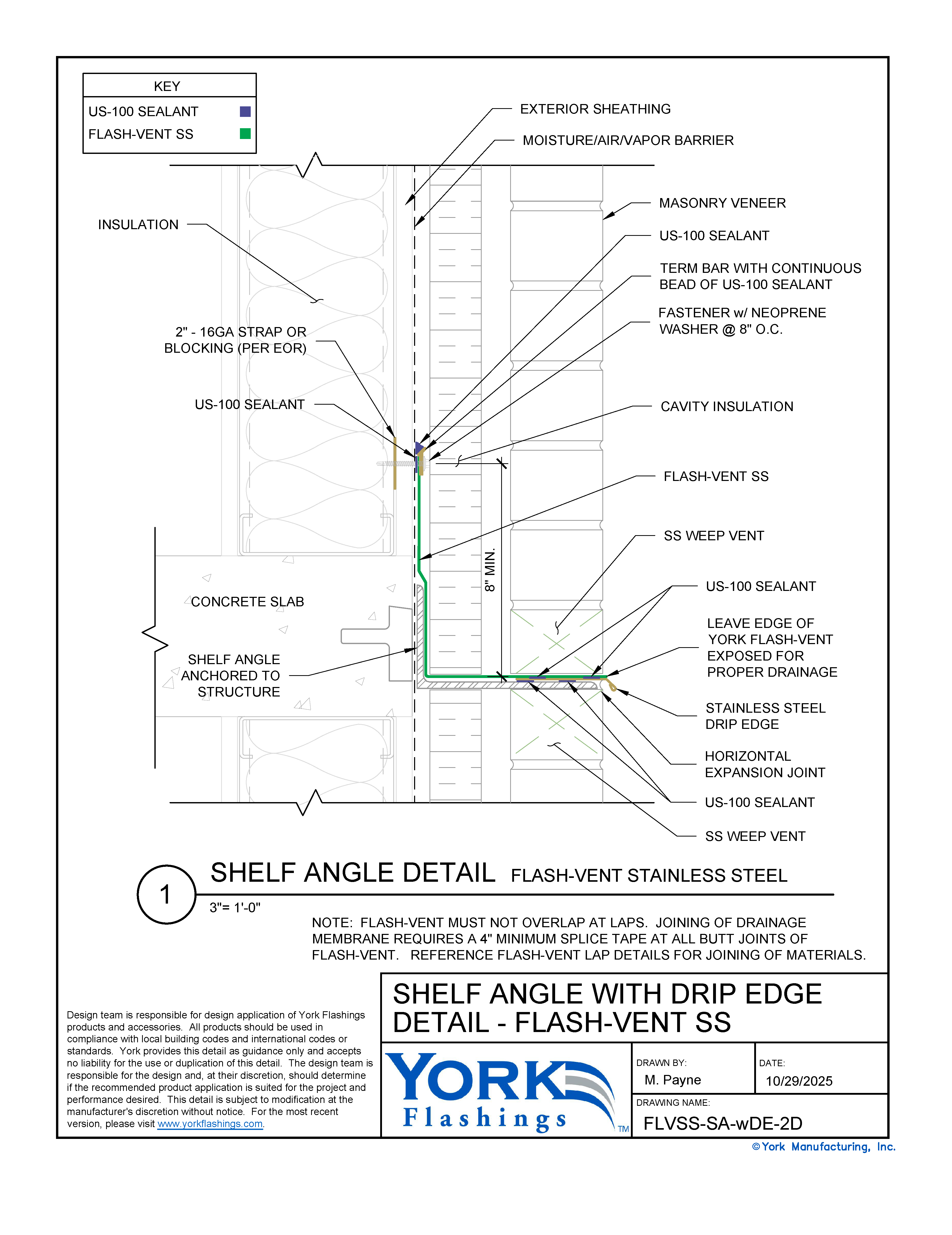 Flash-Vent™ SS Shelf Angle (dwg)