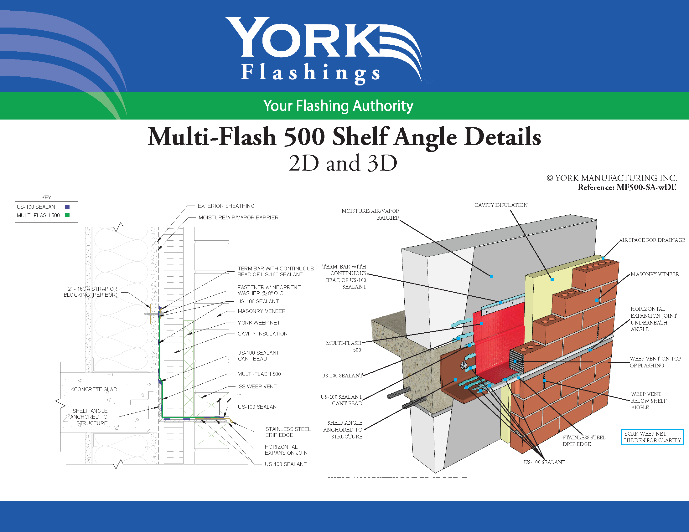 Multi Flash 500™ Shelf Angle (pdf)