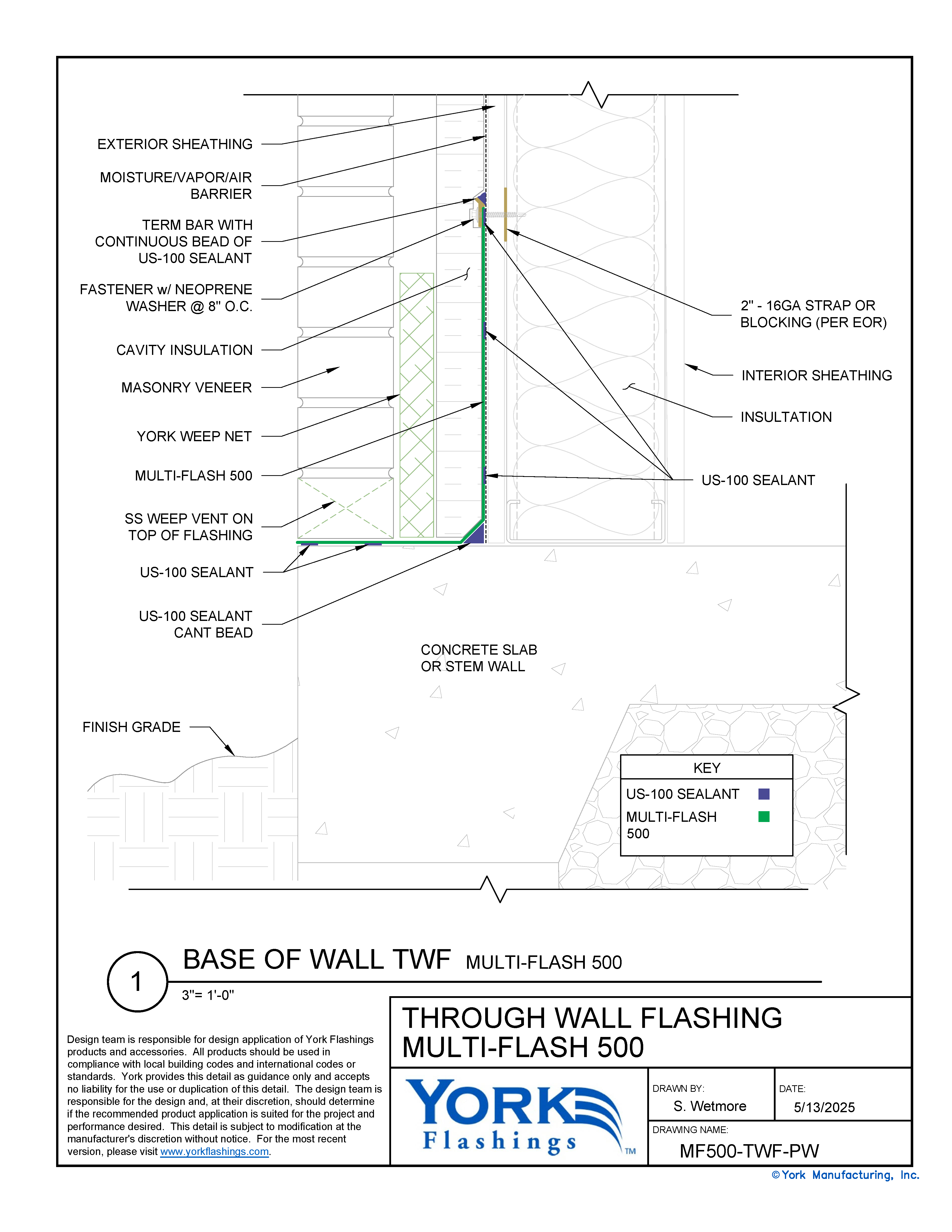 Multi Flash 500™ Base of Wall (dwg)
