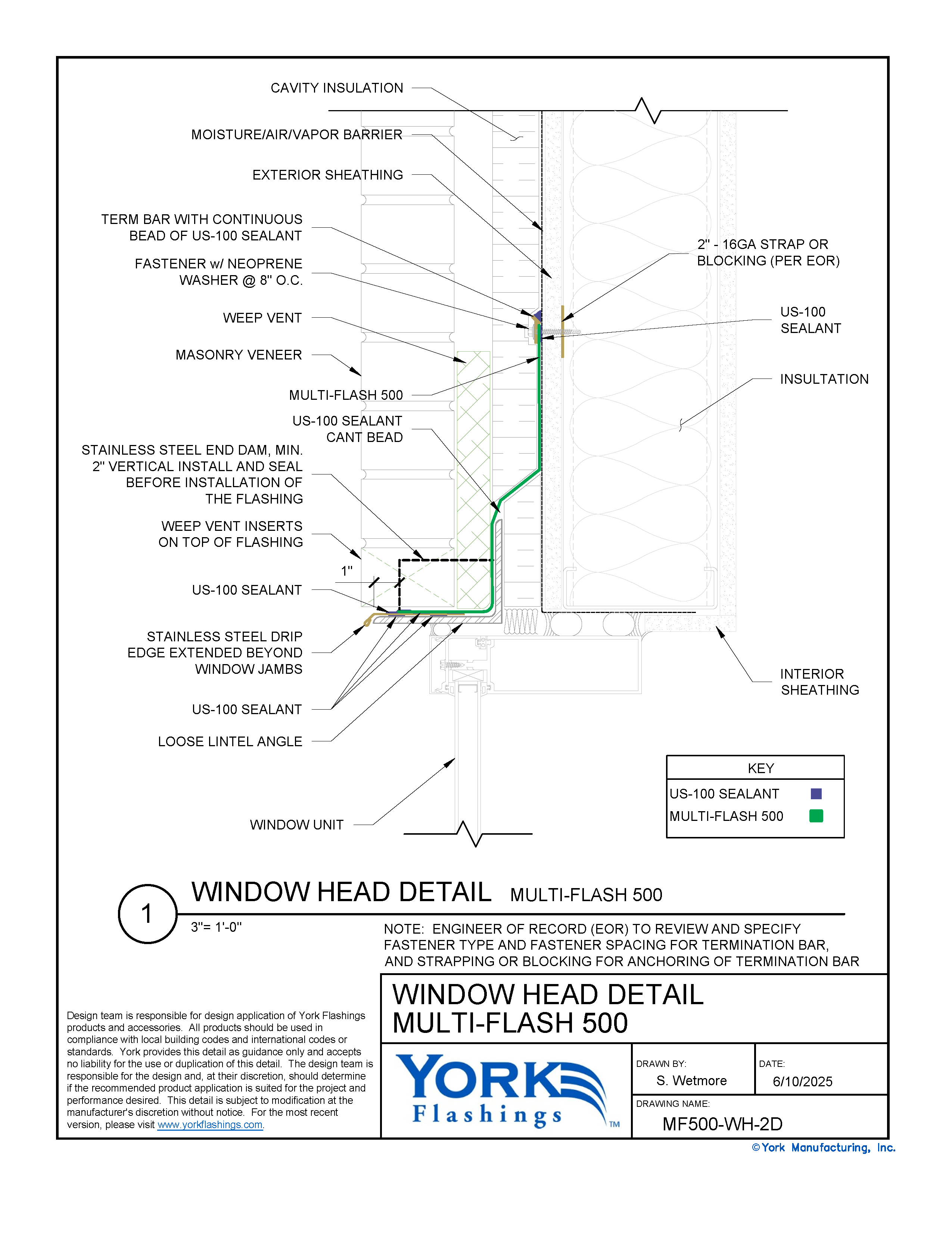 Multi Flash 500™ Window Head (dwg)