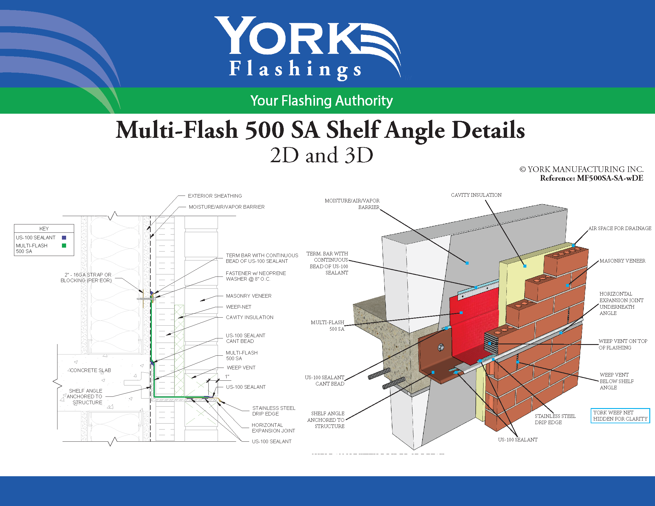Multi-Flash 500 SA Shelf Angle (pdf)