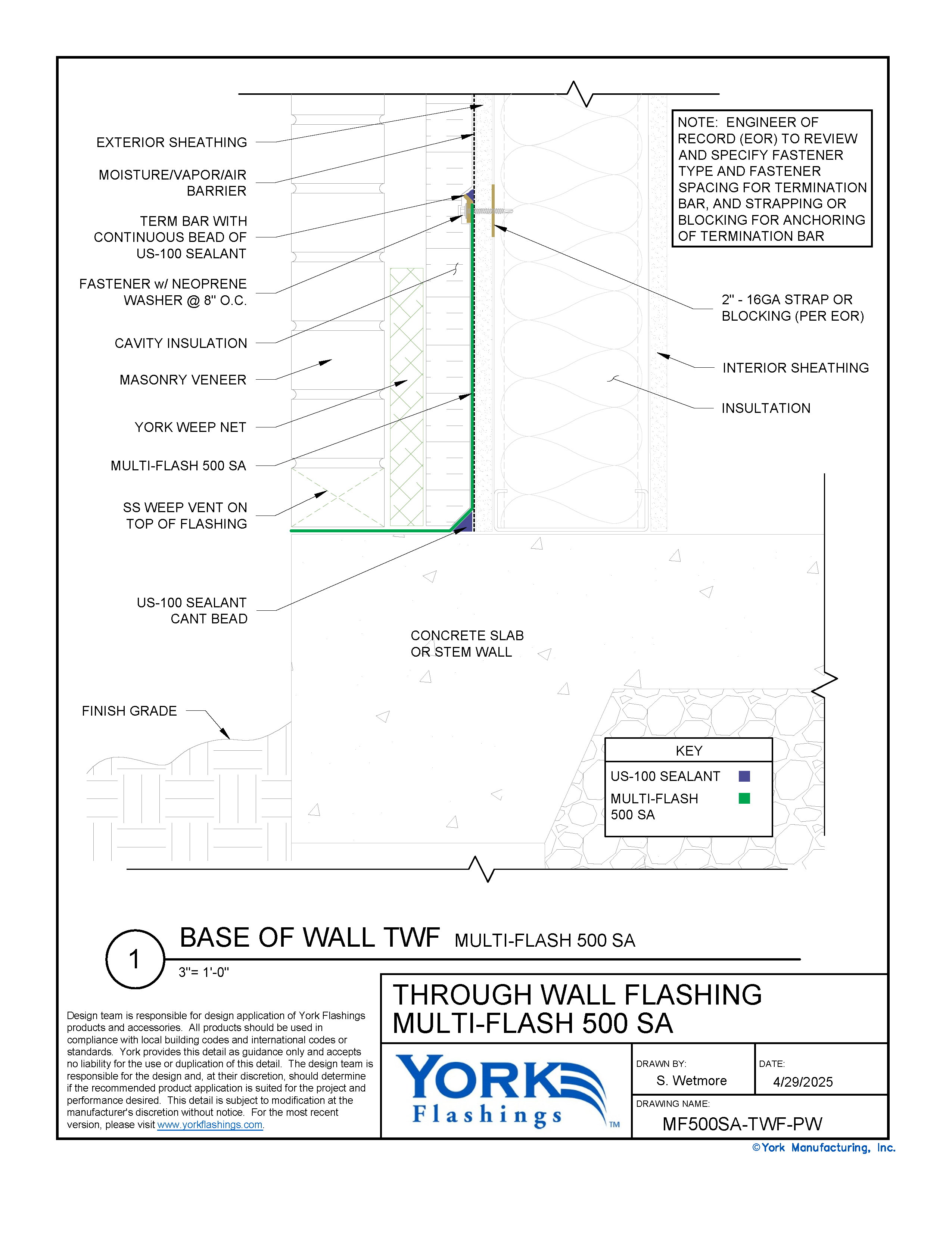 Multi-Flash 500 SA Base of Wall (dwg)