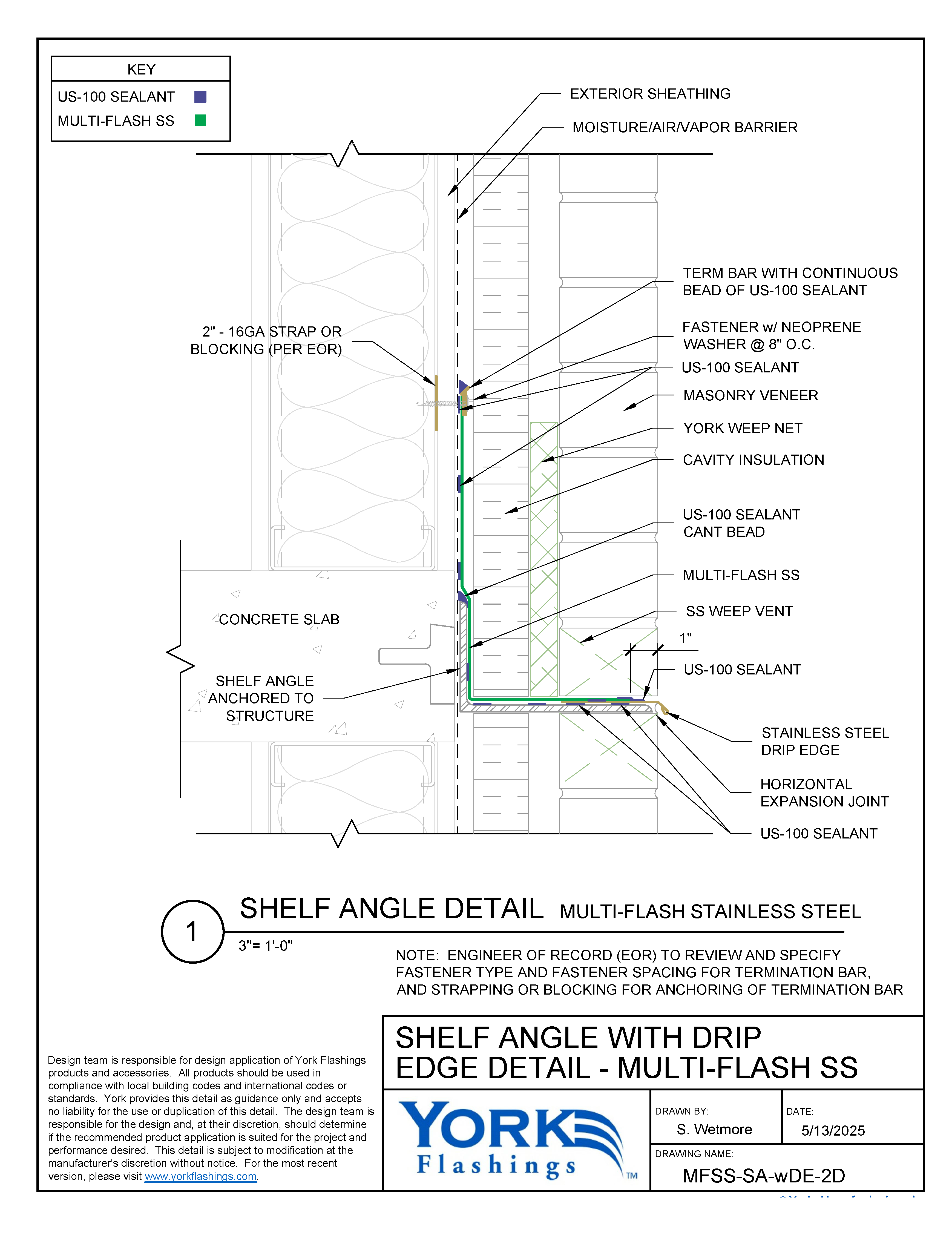 Multi Flash SS™ Shelf Angle (dwg)