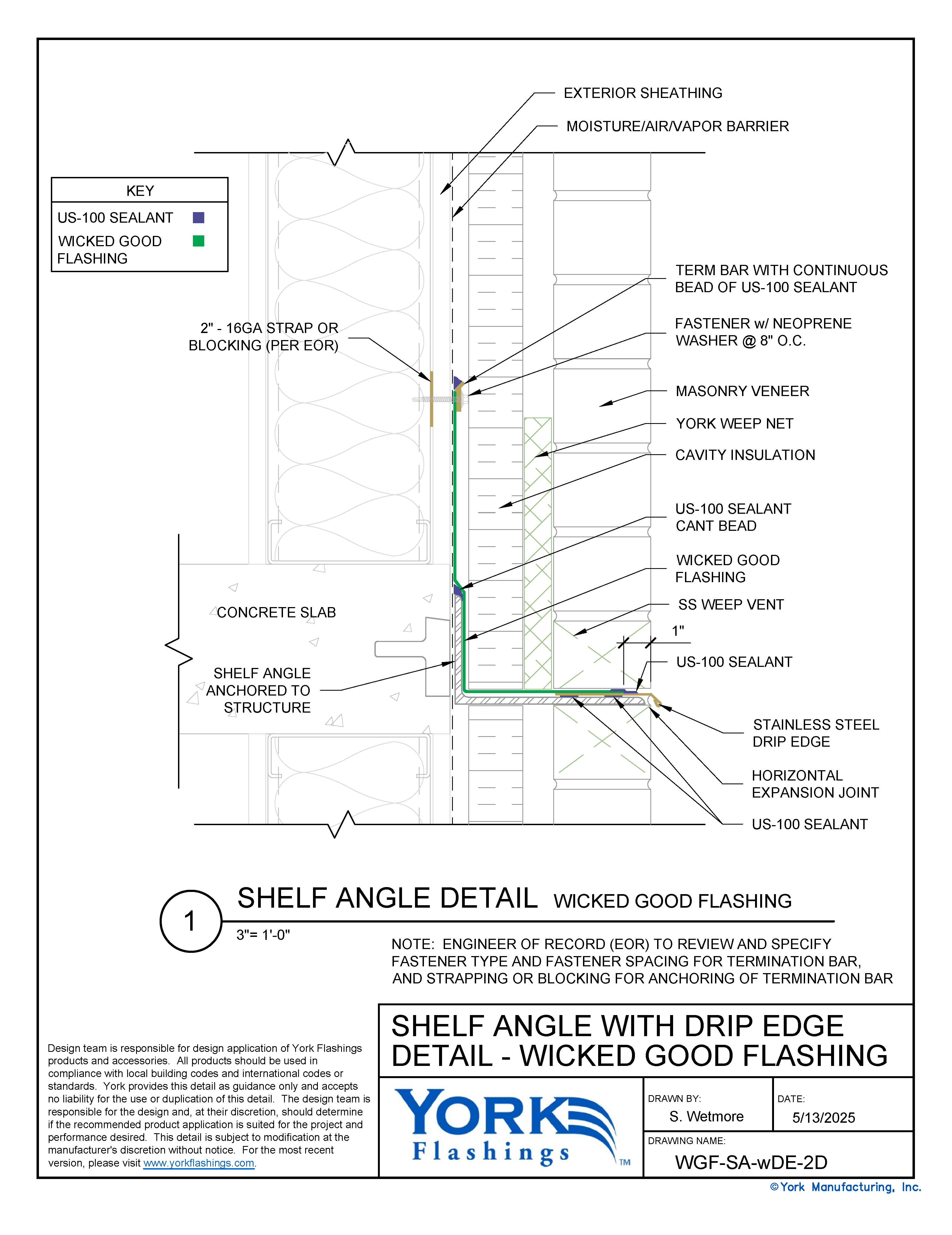 Wicked Good Flashing Shelf Angle (dwg)