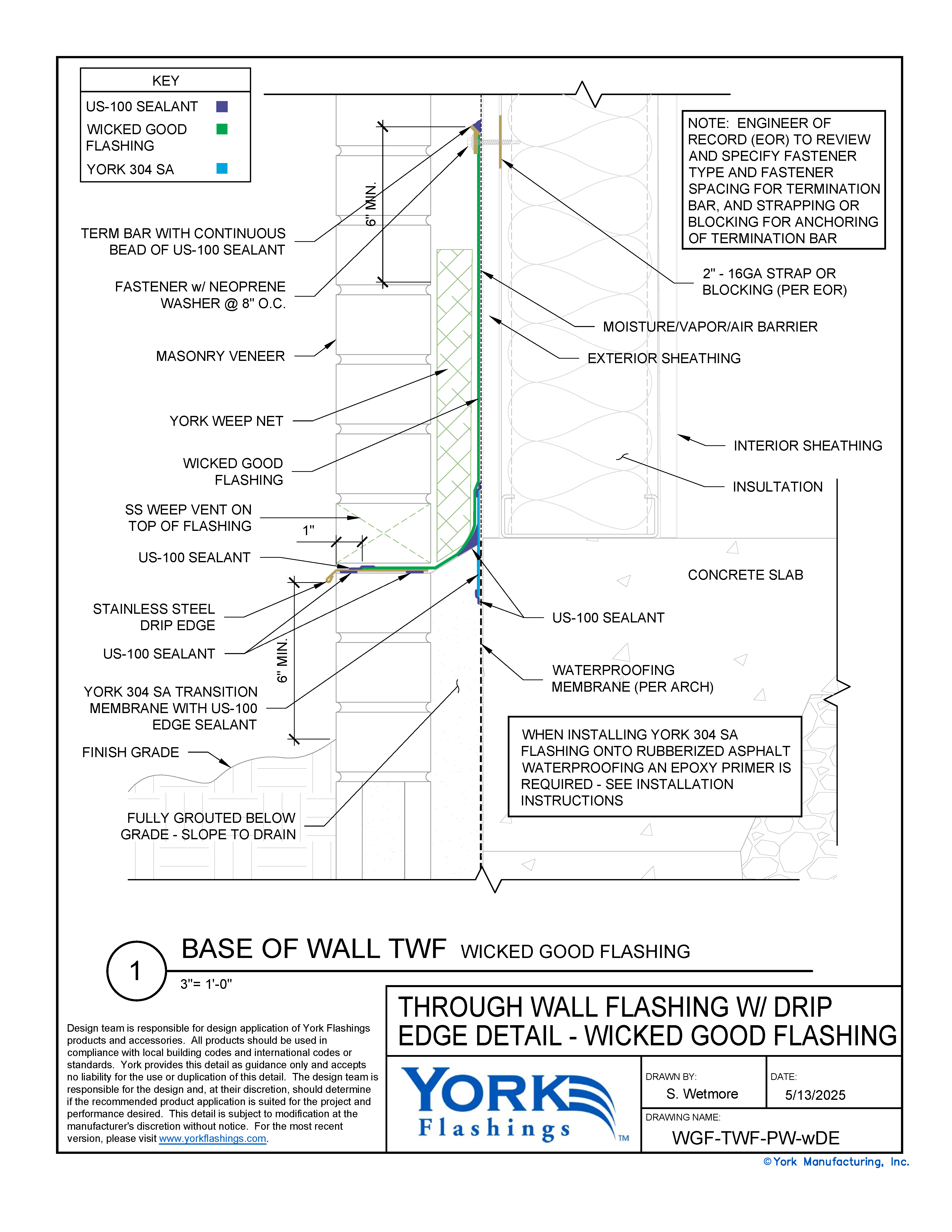 Wicked Good Flashing Base of Wall With Drip Edge (dwg)