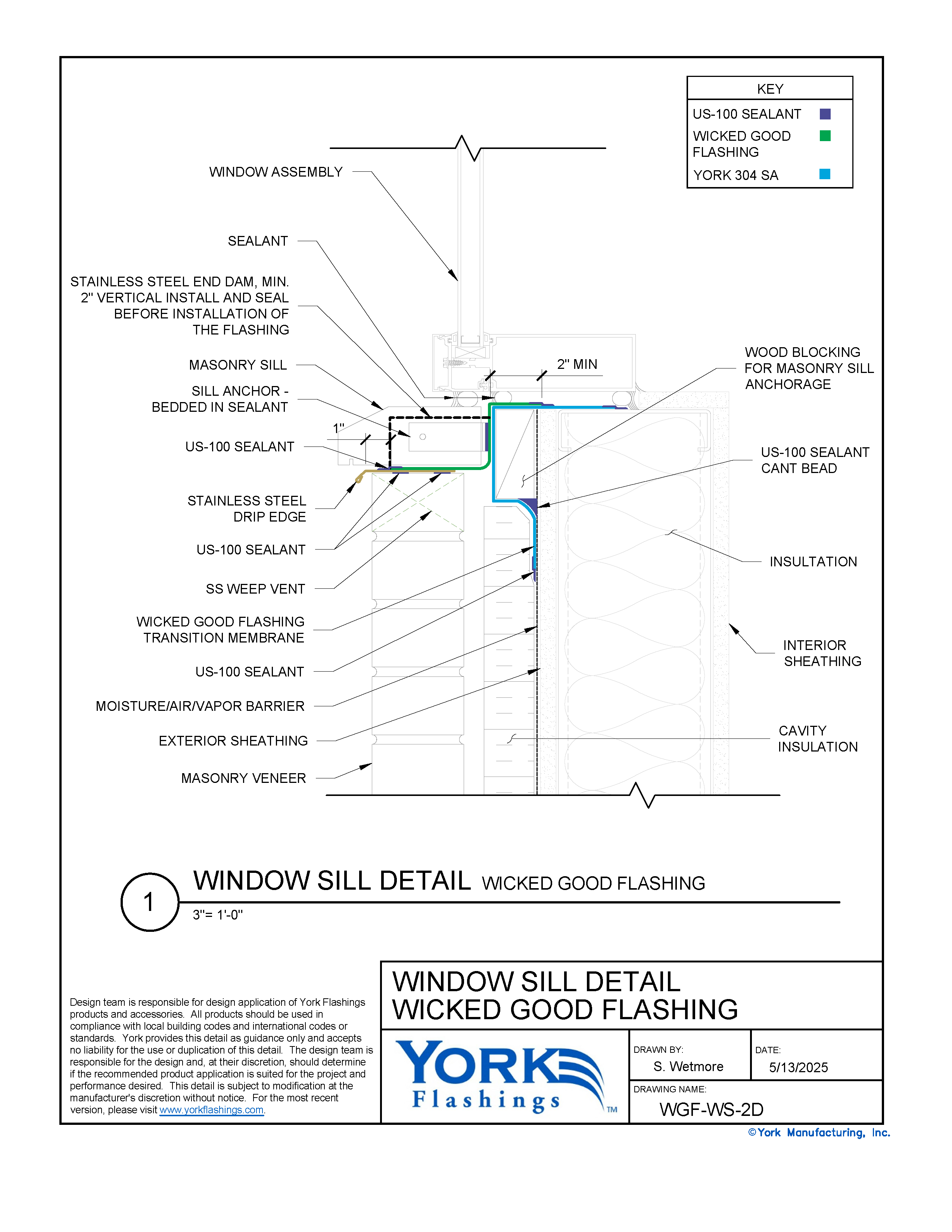 Wicked Good Flashing Window Sill (dwg)