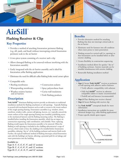 AirSill Tech Data