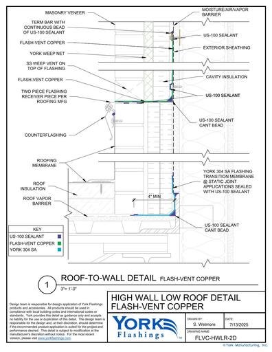 Flash-Vent™ High Wall/Low Roof (dwg)