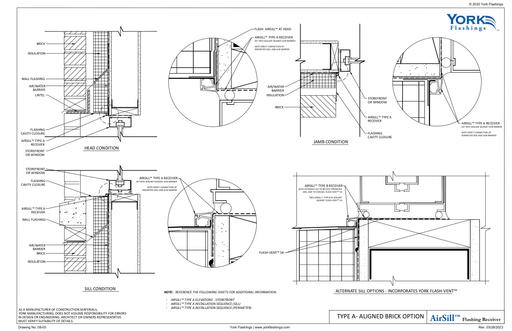 AIRSILL TYPE A ALIGNED BRICK OPTION