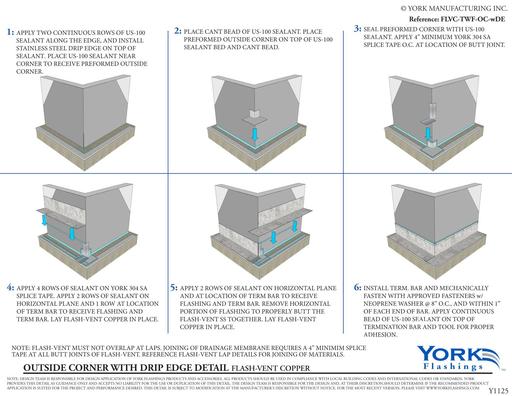 Flash-Vent SS™ Outside Corner (pdf)
