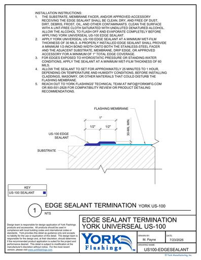 US100 Edge Sealant