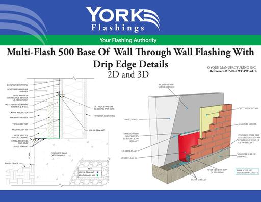 Multi Flash 500™ Base of Wall With Drip Edge (pdf)