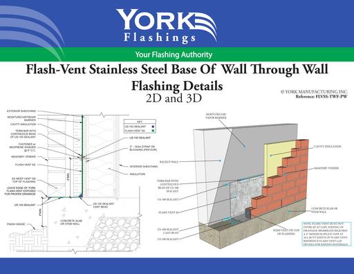 Flash-Vent™ SS Base of Wall No Drip Edge (pdf)