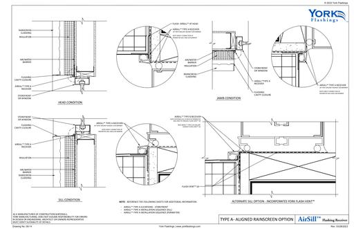 AIRSILL TYPE A ALIGNED RAINSCREEN OPTION