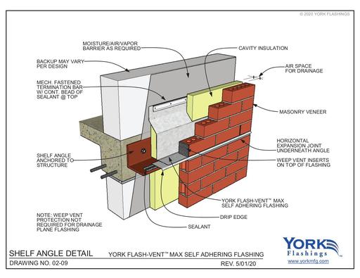 Flash-Vent™ Max Shelf Angle