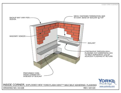 Flash-Vent™ Max Inside Corner