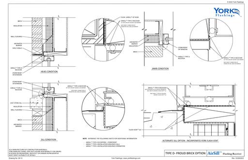 AIRSILL TYPE D PROUD BRICK OPTION