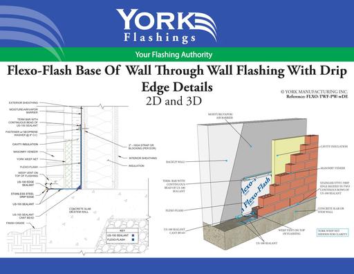 Flexo-Flash Base of Wall With Drip Edge (pdf)
